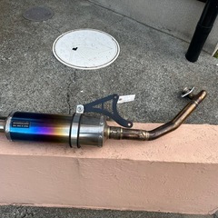 アドレスv125ビームス　マフラー　神奈川県平塚市の画像