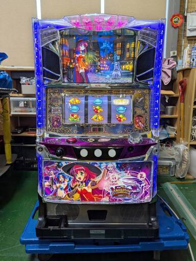 【愛品倶楽部柏店】KPE マジカルハロウィン4 メダル機 ART 5号機 スロット実機