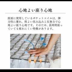 新素材ファブリック カウチソファーの画像