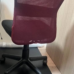 【あげます】昇降可能　オフィスチェア　ボルドーの画像