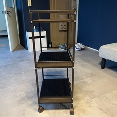 オフィス家具　3段スチール棚の画像