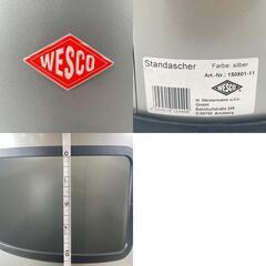 未使用品 Wesco ウェスコ その他雑貨 スチール シルバー スモーキングスタンド/灰皿付きゴミ箱【中古】【送料無料】の画像