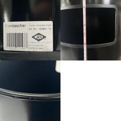 未使用品 Wesco ウェスコ その他雑貨 スチール ブラック スモーキングスタンド/灰皿付きゴミ箱【中古】【送料無料】の画像