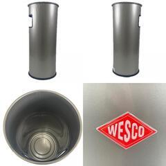 未使用品 Wesco ウェスコ その他雑貨 スチール メタリックシルバー スモーキングスタンド/灰皿付きゴミ箱【中古】【送料無料】の画像