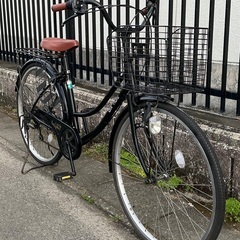 ＜整備済＞シティサイクル 26インチ自転車・外装6段変速 鍵付きの画像