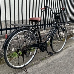 ＜整備済＞シティサイクル 26インチ自転車・外装6段変速 鍵付きの画像