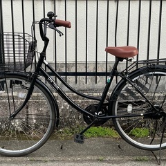 ＜整備済＞シティサイクル 26インチ自転車・外装6段変速 鍵付きの画像
