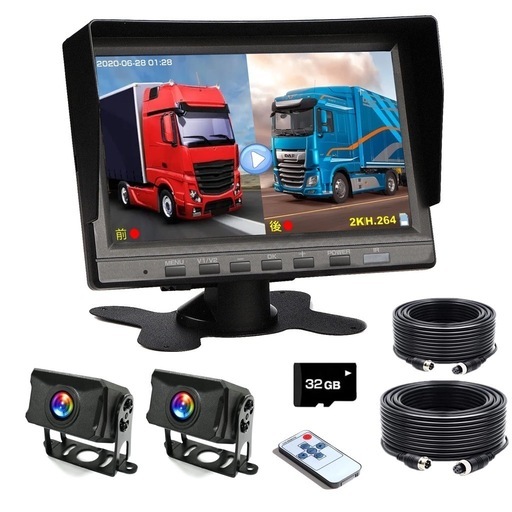 新品　バックカメラモニターセット 7インチ ドライブレコーダー トラック 大型車