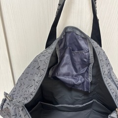 VALENTINO ROSSA バレンティノ　グレー ボストンバッグ ポーチ付きの画像