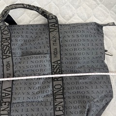 VALENTINO ROSSA バレンティノ　グレー ボストンバッグ ポーチ付きの画像