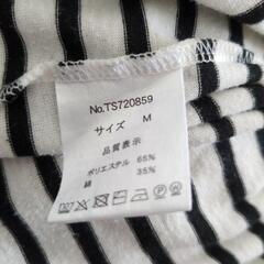 メンズ M ボーダーTシャツの画像