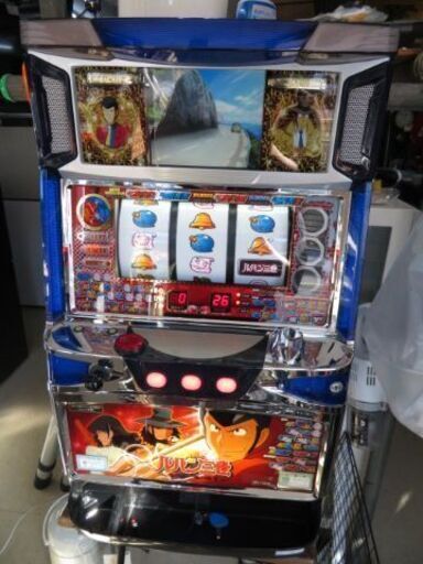 パチスロ実機 ルパン三世 一族の秘宝 不要機付 スロット機|江別市のリサイクルショップドロップ