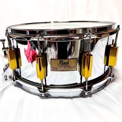 Pearl メタルスネア　全面あたりの画像