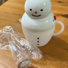 雪だるまくん　泡立て器の画像