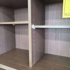 J1282【リユースのサカイ柏店】NITORI　ニトリ　オープン書棚　オレガ87BS　ブラウン　クリーニング済の画像