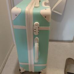 スーツケース　水色の画像