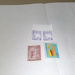 レトロ？　切手やハガキまとめての画像