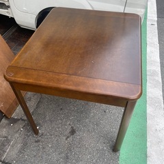 日進木工 伸長式 ダイニングテーブル  エクステンション オーク材 食卓テーブル 飛騨の家具 楢材 モダン 食卓机の画像