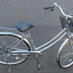 27インチ 🚲 中古 自転車 12,800円 🔁3段切替 🔑鍵新品 💡ライト付 新規防犯登録料コミ 897の画像