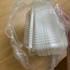 使い捨てプラスチック容器の画像