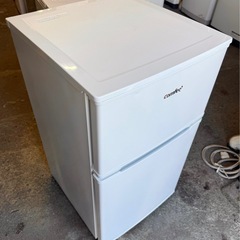 札幌市内配送可 【6ヵ月保証付き】 22年製 comfee' コンフィー 90L 2ドア小型冷蔵庫 RCT90WH/E 右開きの画像