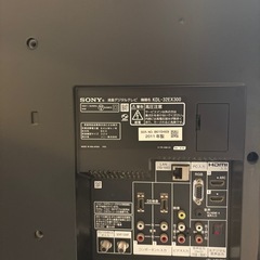 SONY  32型
テレビの画像
