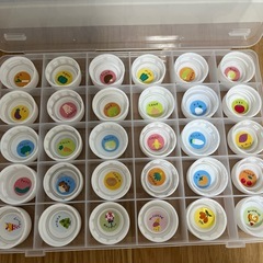 手作りおもちゃ　パズル　ペットボトルキャップの画像