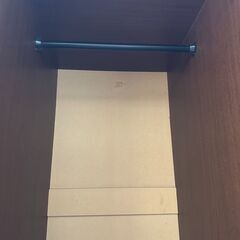 ★リユースのサカイ高崎店★TJ12475  クローゼット 茶 H200×D50×W44.5 クリーニング済みの画像
