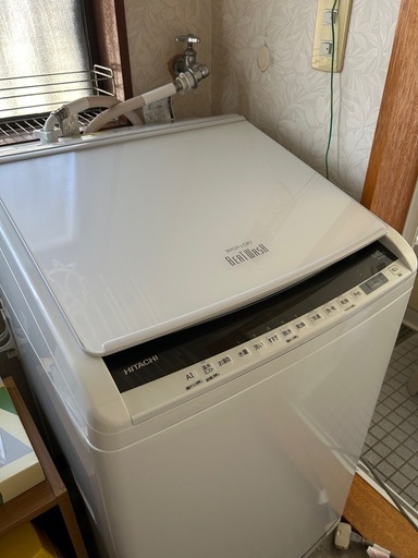 日立 ビートウォッシュ 洗濯乾燥機 8kg 2019年製（BW-DV80E）お譲りします