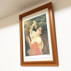 イタリアの真昼どき カール・ブリューロフ 1831年 プリントアート額縁付き 美術品インテリア 壁掛けアート 印刷物ビンテージポスターの画像