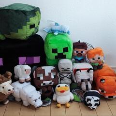 マインクラフト　Minecraft　ぬいぐるみなど21点まとめ売りの画像