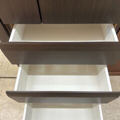 ★リユースのサカイ高崎店★TJ12476 (株)ニトリ ワードローブ 黒 H200.5×D54.2×W99 クリーニング済みの画像