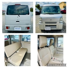 走行14万k H24年 キーレス ETC エブリイ 車検2年 車体 ナビ TVの画像