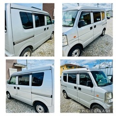 走行14万k H24年 キーレス ETC エブリイ 車検2年 車体 ナビ TVの画像