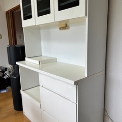食器棚 レンジラックの画像