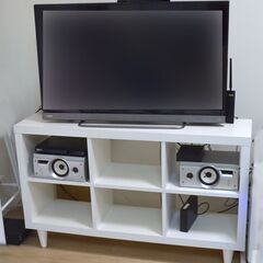 桜屋工業 CHERRY ホワイト　オープンラック　TVボード　収納棚の画像