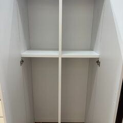 ★リユースのサカイ高崎店★TJ12477  収納棚 白 H179.5×D42×W80 クリーニング済みの画像