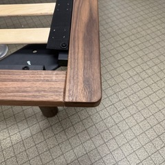 MUJI 無印良品　セミダブル　木製ベッドフレーム　マットレス付きの画像