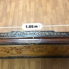 古董風テーブル幅約100奥40約高約30の画像