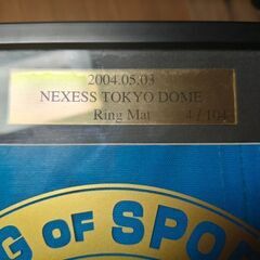 新日本プロレス記念マットの画像