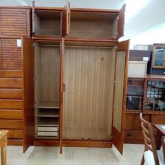 リユースのサカイ太田店★ジモティ割あり★  タンス ブラウン H225×D57.5×W135.5 クリーニング済み OJ10519の画像