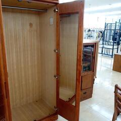 リユースのサカイ太田店★ジモティ割あり★  タンス ブラウン H225×D57.5×W135.5 クリーニング済み OJ10519の画像