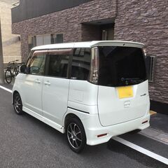 スズキ　パレットSW　乗って帰れます　パワスラ　ナビ　テレビ　社外アルミホイール　プッシュスタート　スマートキーの画像