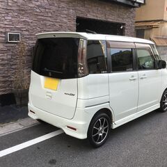 スズキ　パレットSW　乗って帰れます　パワスラ　ナビ　テレビ　社外アルミホイール　プッシュスタート　スマートキーの画像