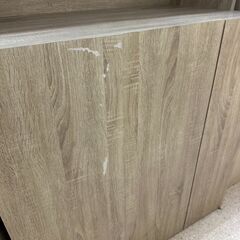 ★リユースのサカイ高崎店★TJ12481 (株)ベガコーポレーション 食器棚 ベージュ H176×D53×W90 クリーニング済みの画像