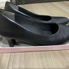 Lady worker ブラック パンプス 24.5センチ　　の画像