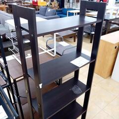 リユースのサカイ太田店★ジモティ割あり★  マルチラック ダークブラウン H164.5×D24.5×W61.8 クリーニング済み OJ10524の画像