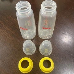 ピジョン哺乳瓶2本とチュチュベビー哺乳瓶1本セットの画像