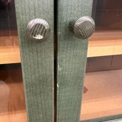 ★リユースのサカイ高崎店★TJ12484  食器棚 ライトブラウン H92.5×D37.5×W59.5 クリーニング済みの画像