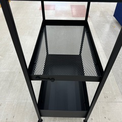 【トレファクマーケット千葉おゆみ野店】ご来店いただける方限定！IKEAのおしゃれな黒ワゴンのご紹介です！の画像